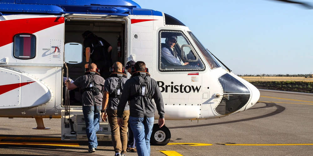 Bristow pax boarding