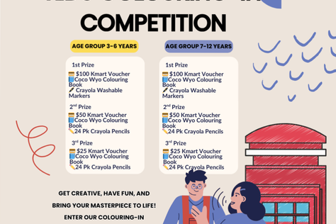 Kids Colouring In Competition Prizes